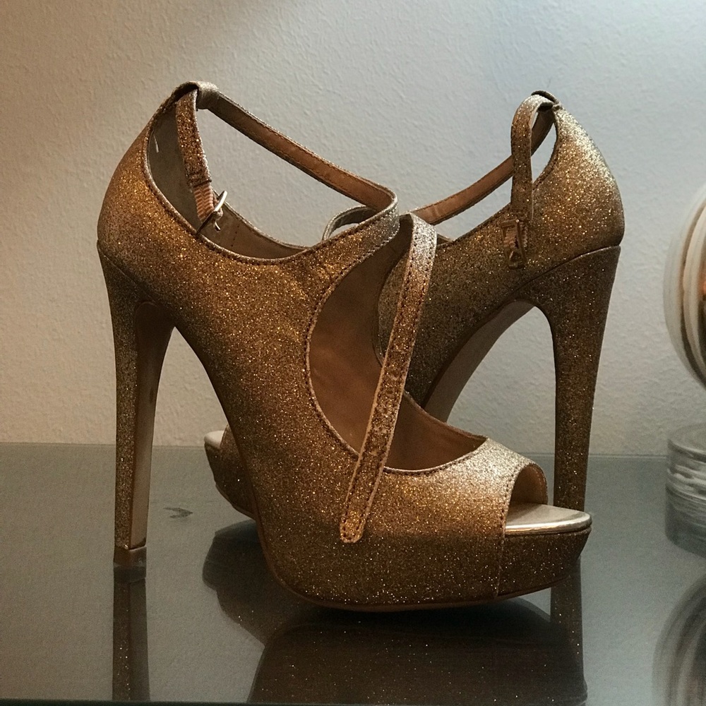 Steve Madden glitter heels